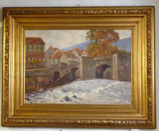 Sophie Wencke-Meinken, Brücke bei Hann.-Münden, Atelier Ariane Zuber